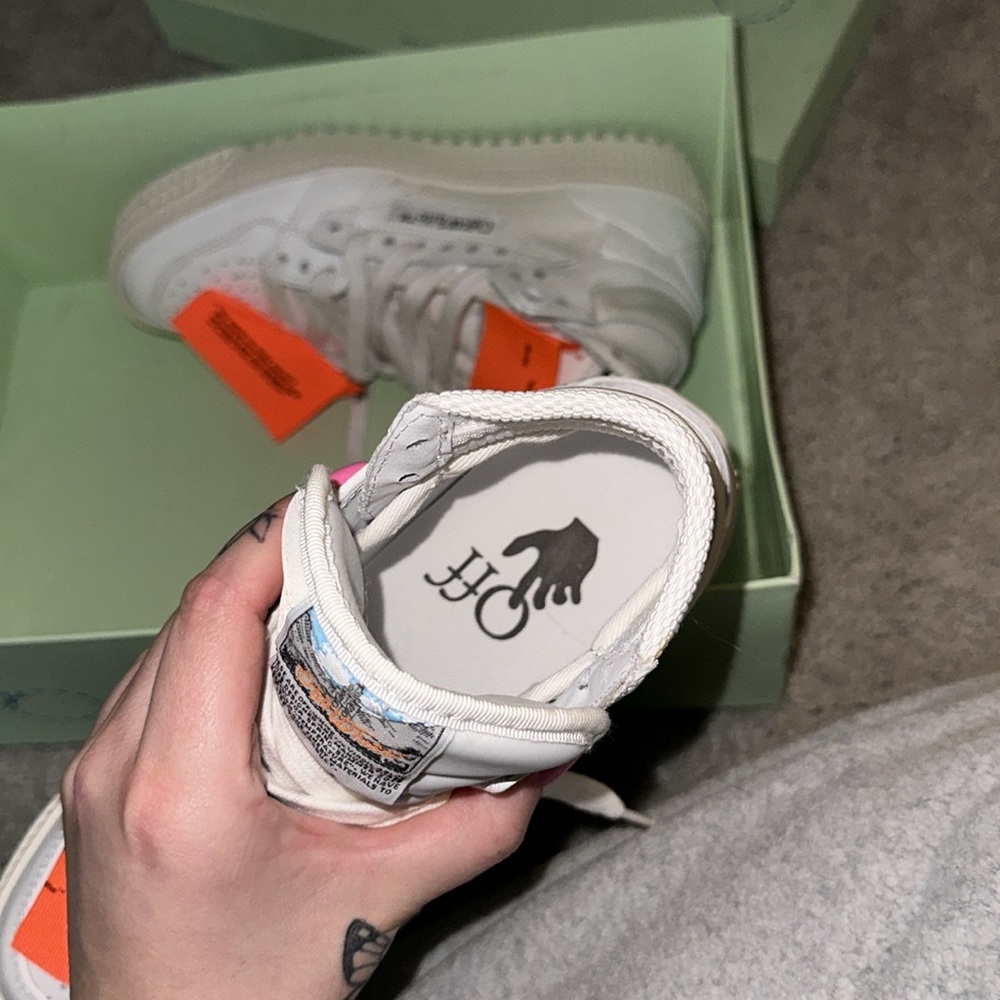 Women’s Off-White size 36 3.0 off court high top sneakers - Picture 7 of 11